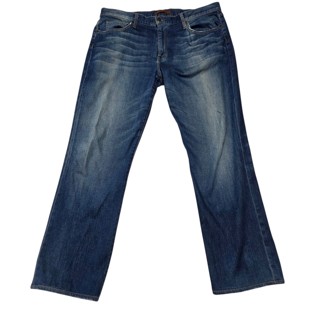 Joe's Jeans Jensen Mens 38 Blue Denim Straight Leg Whiskered Faded CR9JE38222